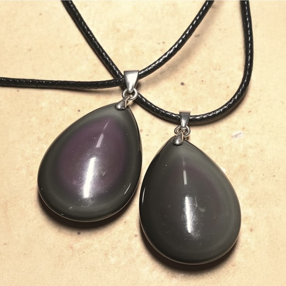 Pendant in Celestial Eye Obsidian