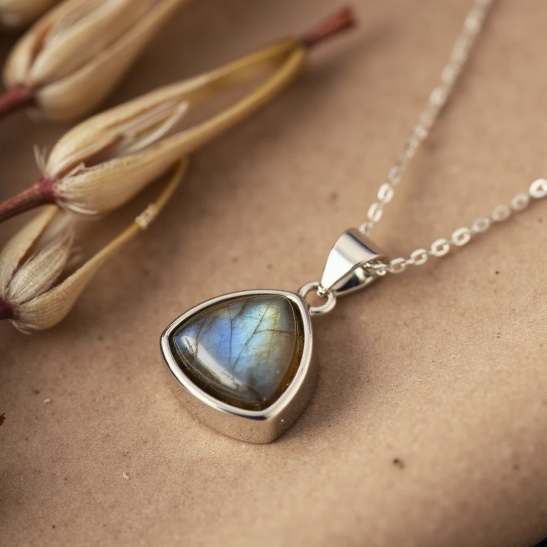 “Aura Protector” Pendant in Labradorite