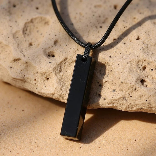 “Protection” Pendant in Black Obsidian