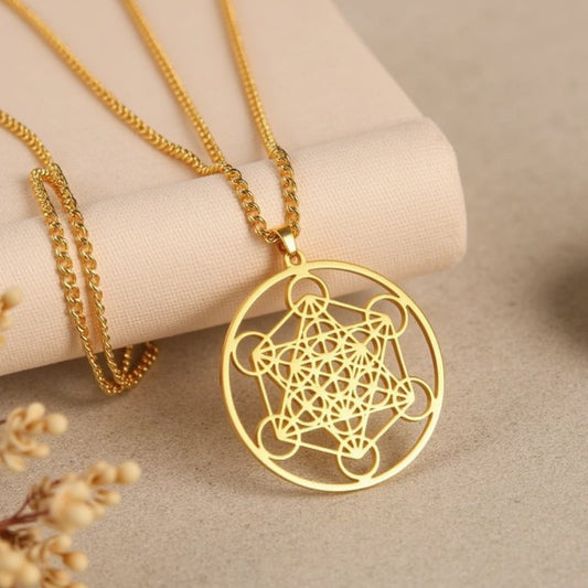 Pendentif Métatron - Or - L'Arbre des Chakras
