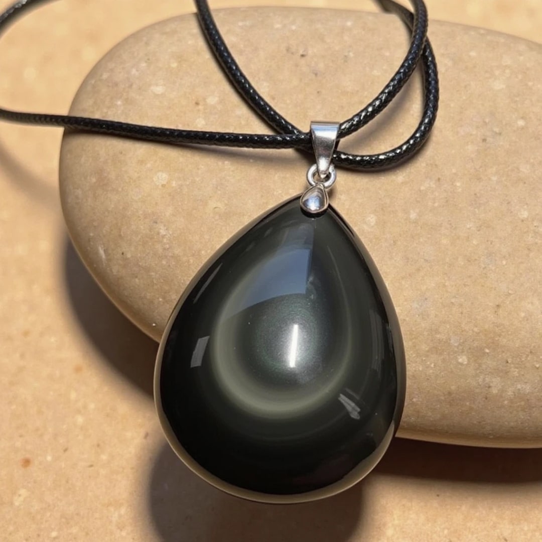 Pendant in Celestial Eye Obsidian