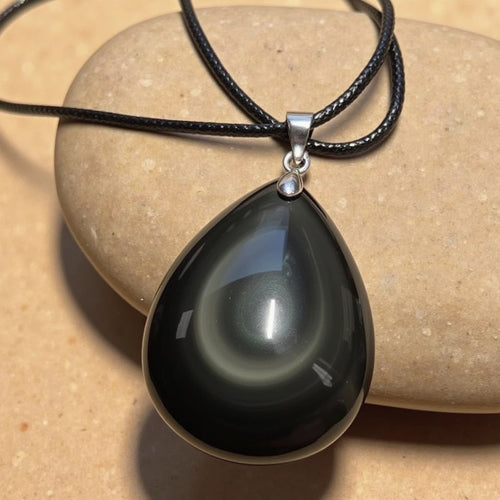 Pendant in Celestial Eye Obsidian