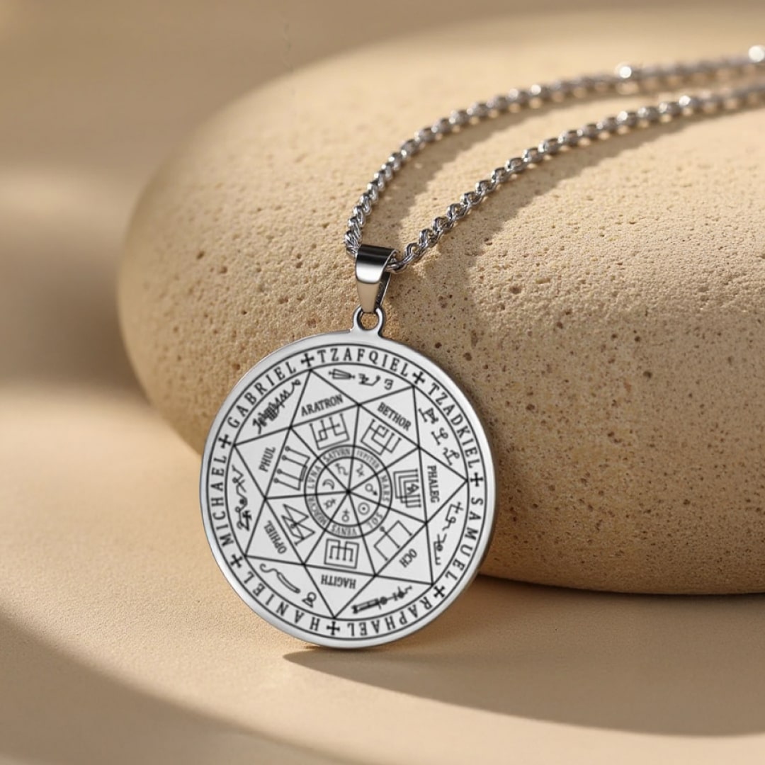 Pendentif Sceau des 7 Archanges - Argent - L'Arbre des Chakras