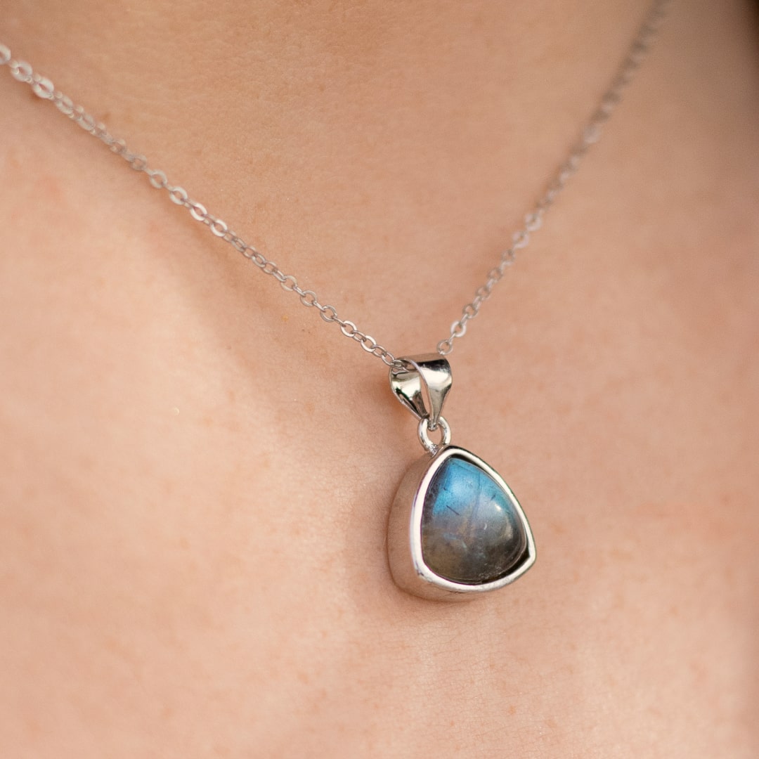 “Aura Protector” Pendant in Labradorite