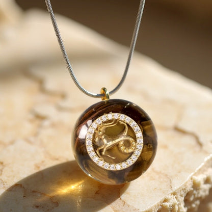 Pendentif Orgonite "Signe Astrologique" en Pierre Naturelle - Capricorne - L'Arbre des Chakras