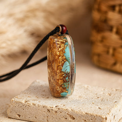 Orgonite Pendant Metatron in Turquoise