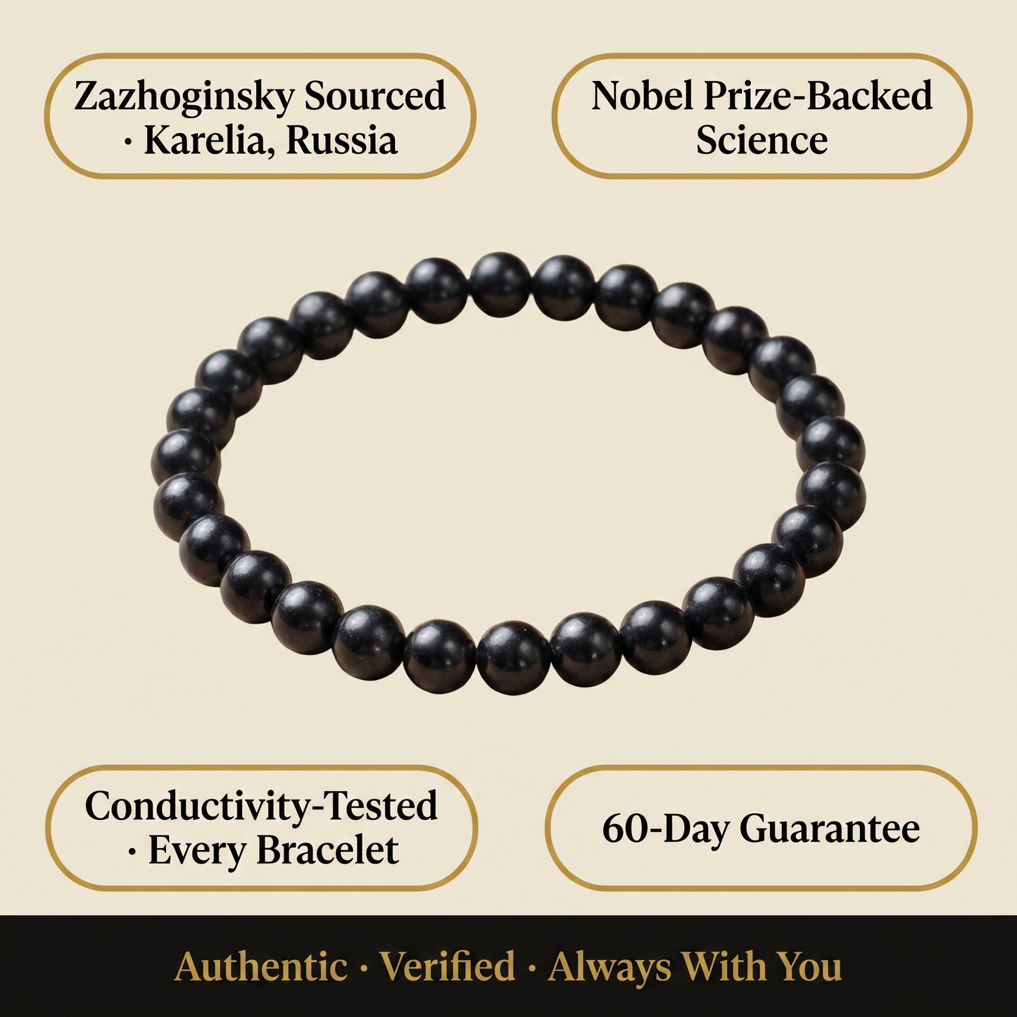 Shungite EMF Shield Bracelet™