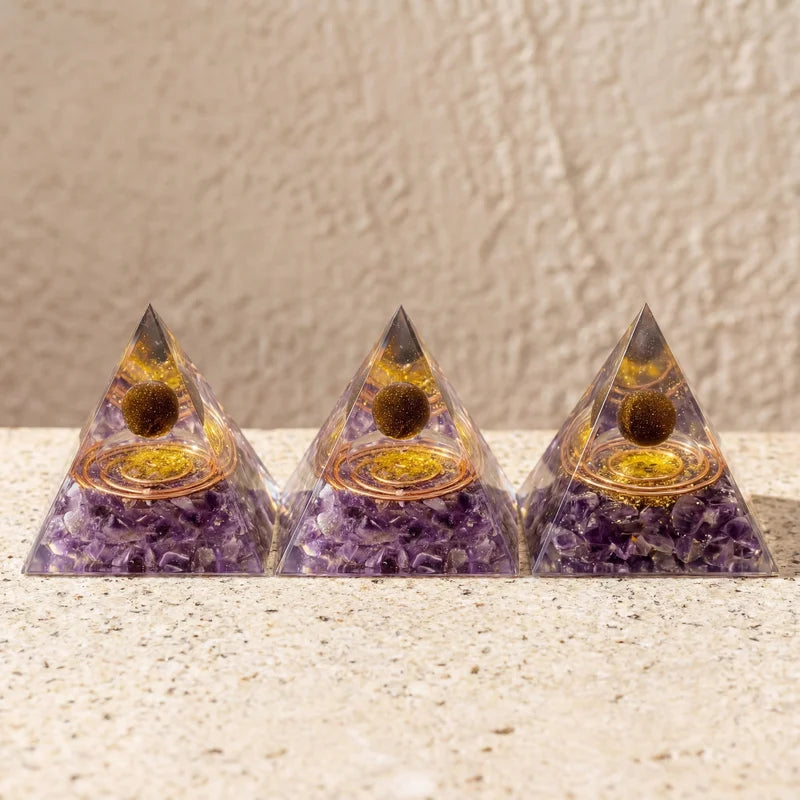 3 Orgonite Pyramids